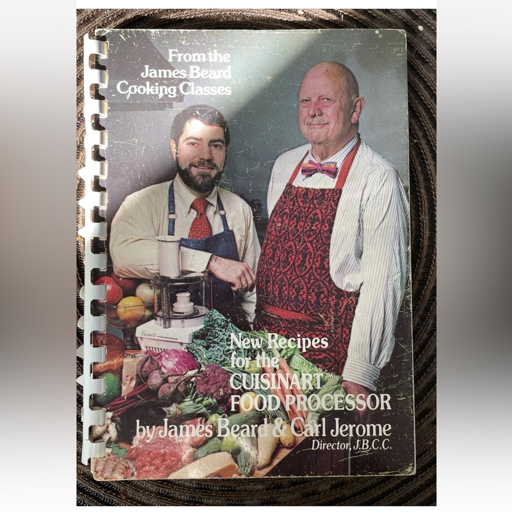 Cuisinart Cookbook with Red and White Cover